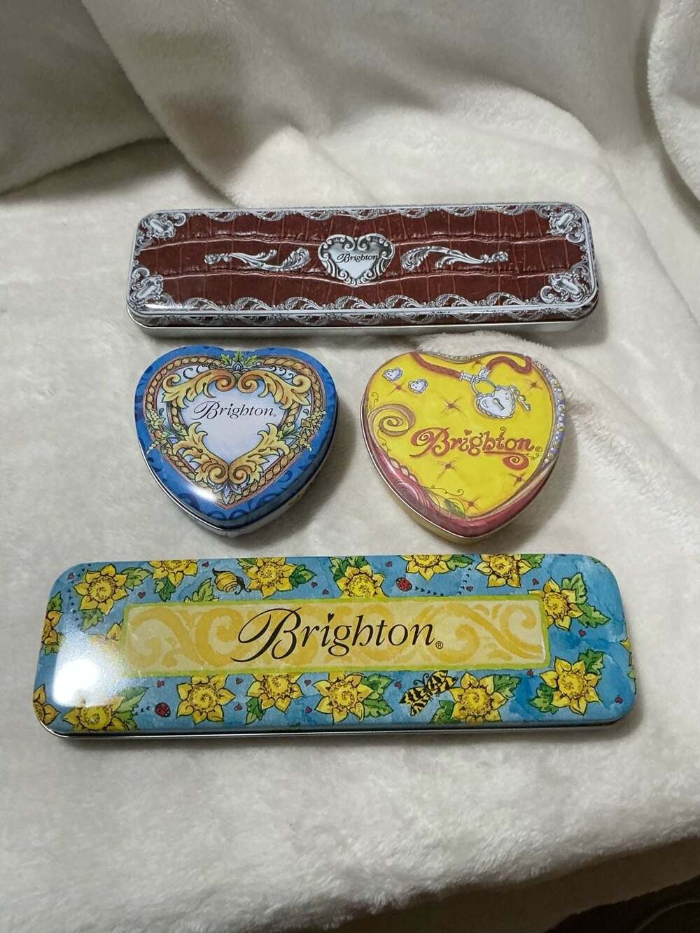 Brighton Collector Tins Watch Boxes and Trinket Boxes Set of 4